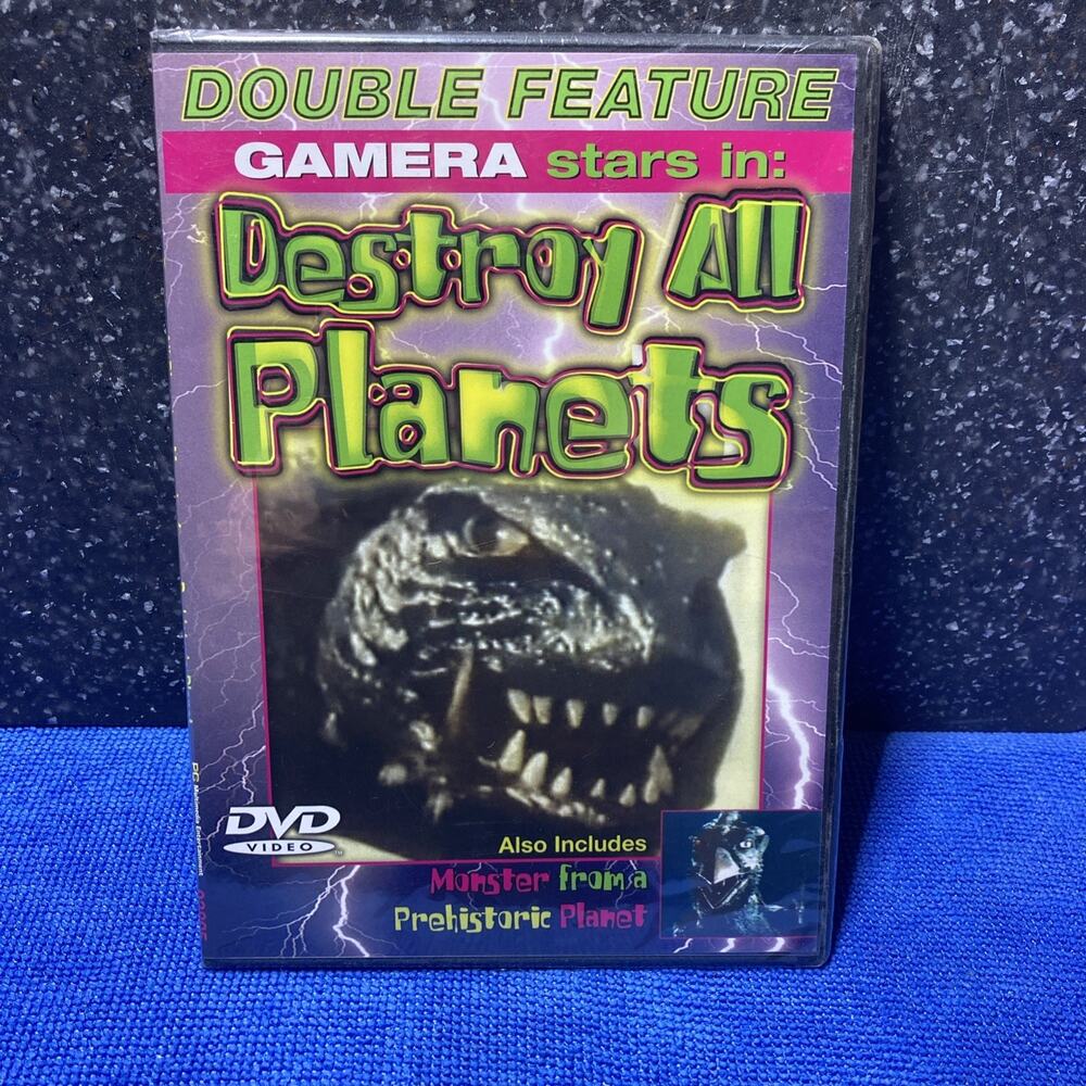 NEW Sealed Destroy All Planets Double Feature Starring Gamera DVD, 2006
